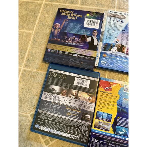 DVD/Blu Ray Collection Family Friendly Kids 8 Movies Avatar Inside Out Frozen - Picture 9 of 10